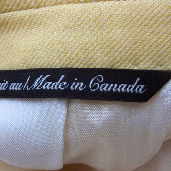 Gentlemen's Corner Pinehurst 100% Cashmere Yellow Resort Sport Coat Blazer 46L - Picture 6 of 8